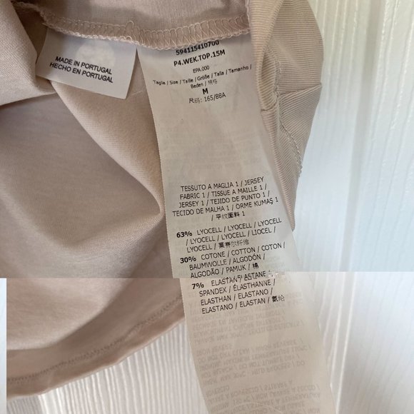 Weekend Max Mara Sleeveless Cowl Neck Top - Light Beige - Picture 5 of 6